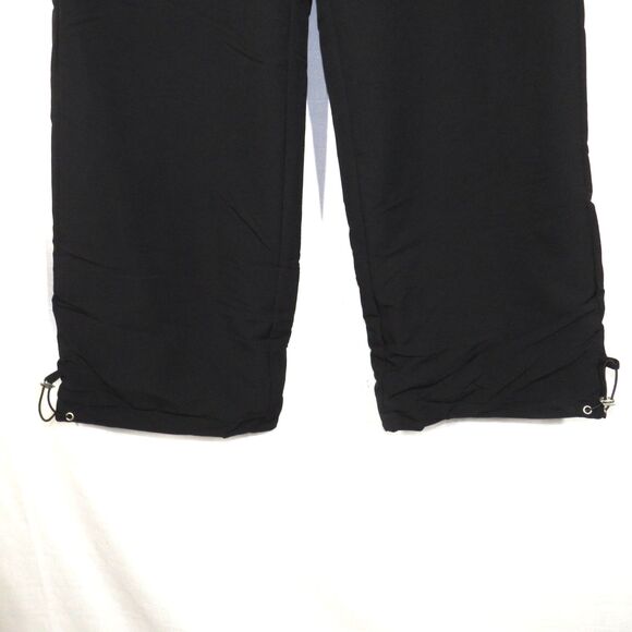 OGL Black Waterproof Fleece Lined Toggle Ankle Pull On Snow Pants Size Large - Picture 11 of 16